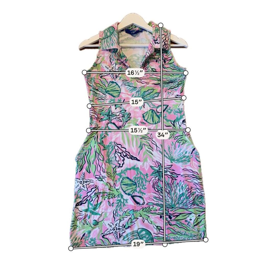 Banana Boat upf tropical printed coverup dress small - Picture 8 of 8